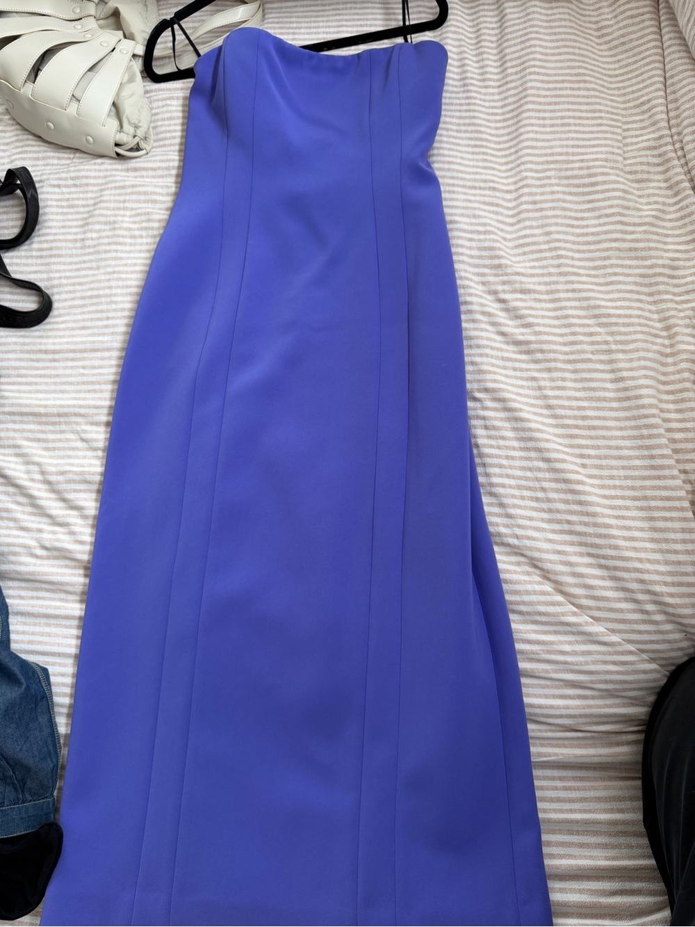 A.L.C. Strapless Gown in Vivid Violet